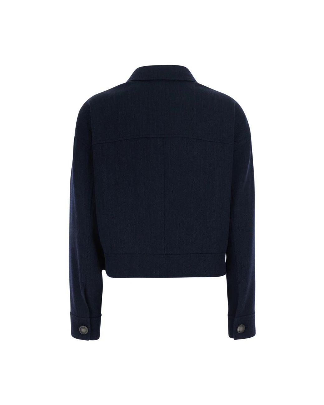 Brunello Cucinelli Blue Light Jackets