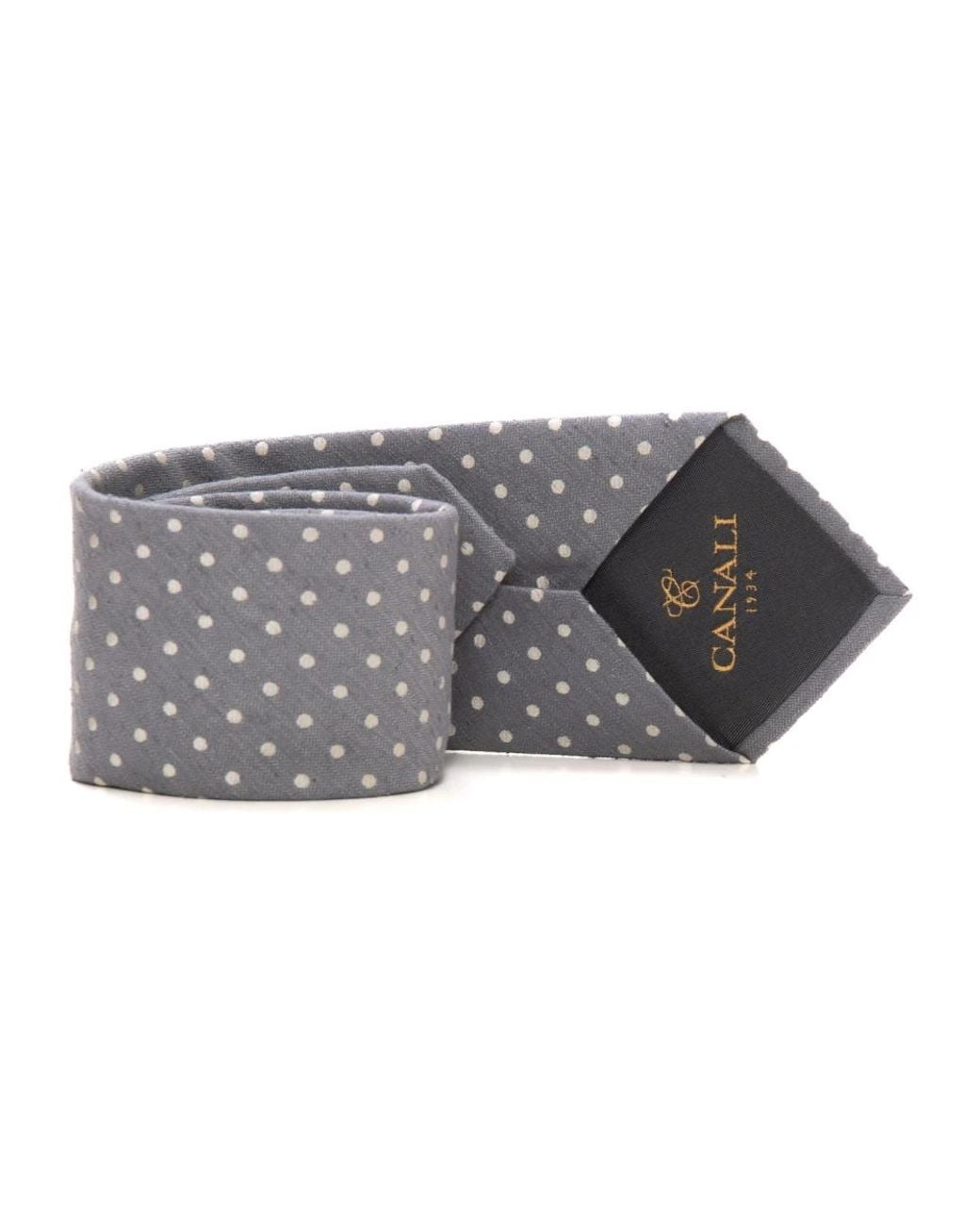 Ties di Canali in Gray da Uomo
