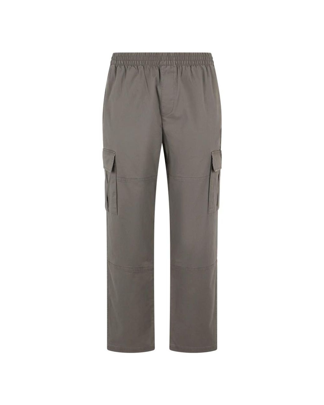 Represent Gray Straight Trousers for men