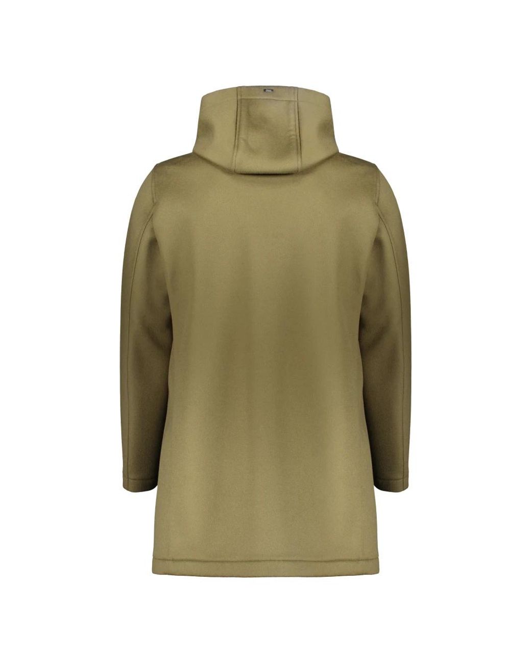 Single-Breasted Coats Herno de hombre de color Green
