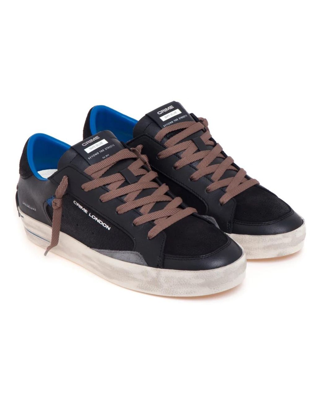 Crime London Blue Sneakers for men