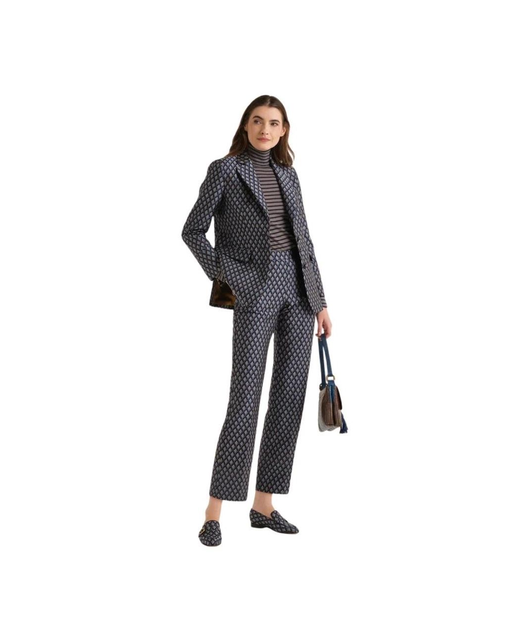 Maliparmi Black Cropped Trousers