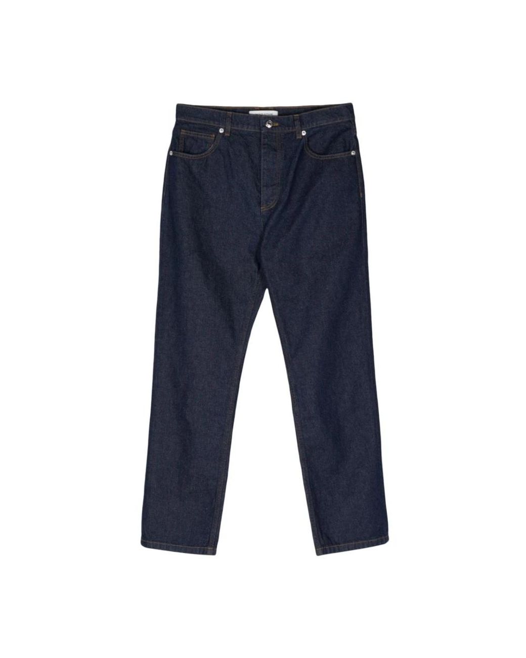 Maison Kitsuné Blue Straight Fit Jeans for men
