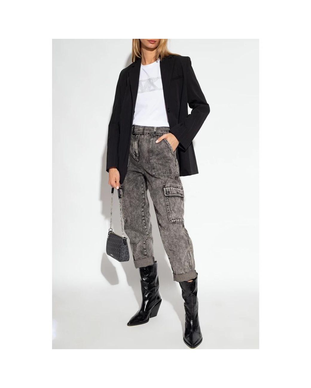Michael Kors Gray Straight Jeans