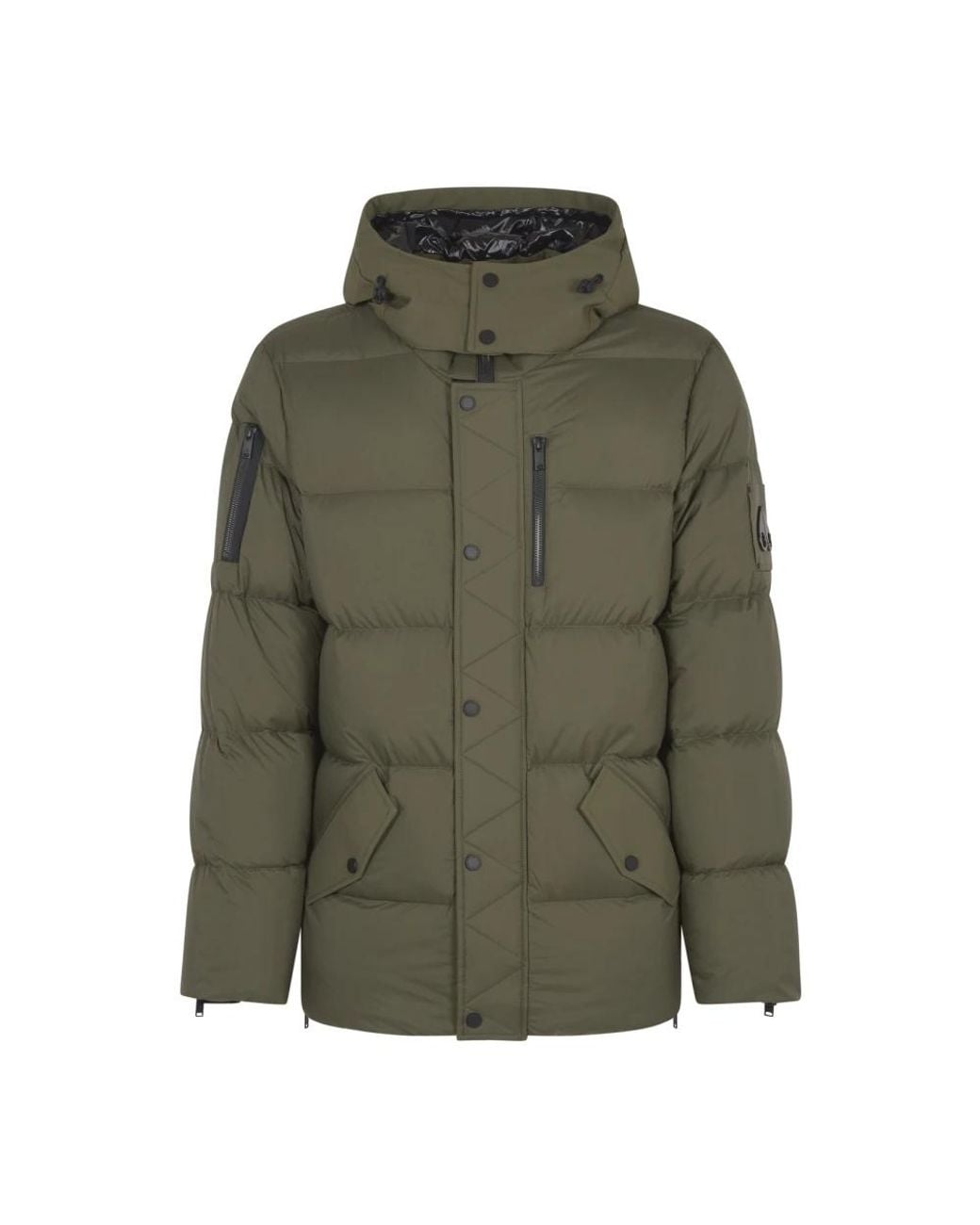 Moose Knuckles Green Down Jackets for men