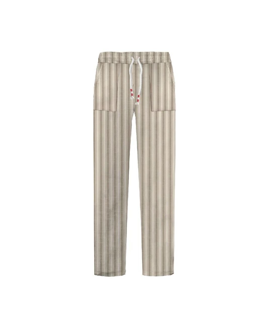 Mc2 Saint Barth Natural Slim-Fit Trousers for men