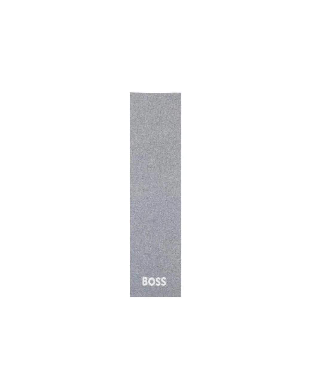 Boss Gray Winter Scarves