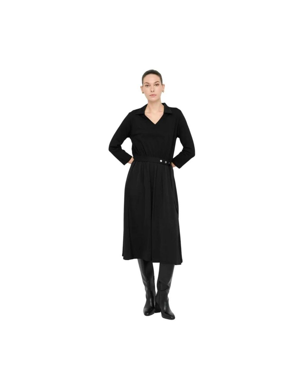 Liu Jo Black Midi Dresses