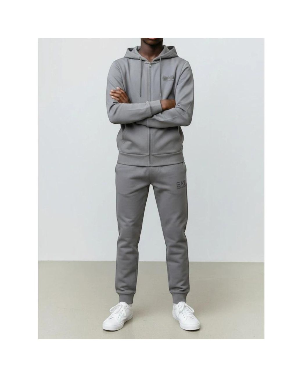 Training Sets EA7 de hombre de color Gray