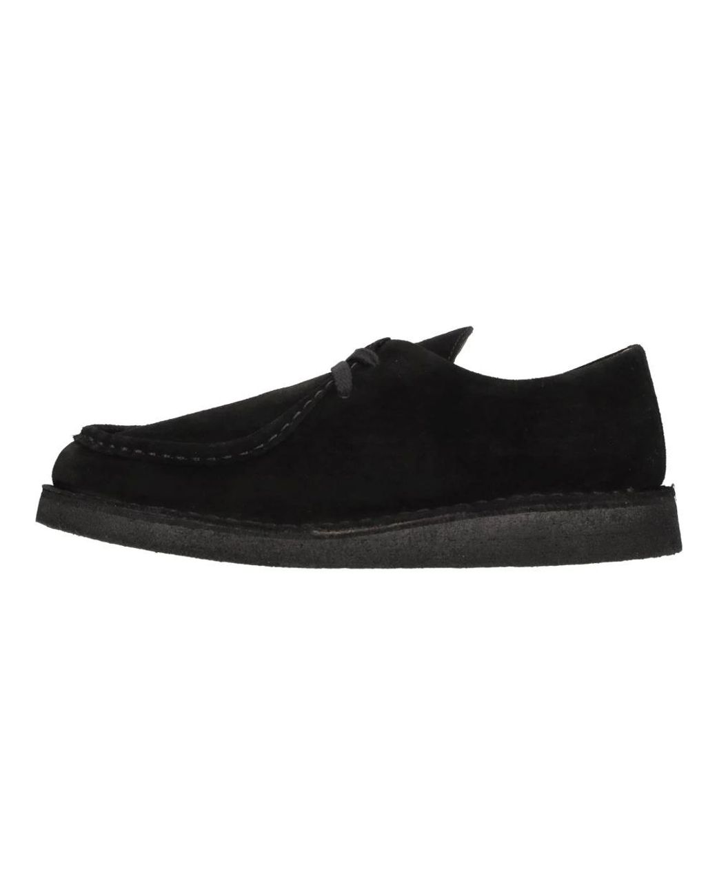 SELECTED Slhchristian Wildleder Keil Mokassin-Schuh in Black für Herren