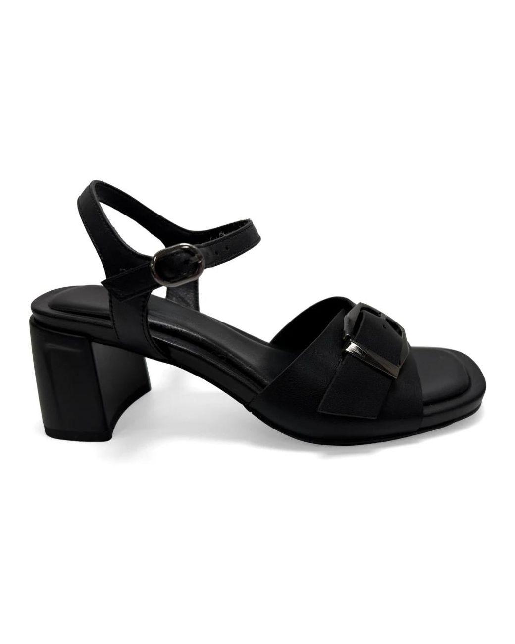 Linda Baumann Black High Heel Sandals