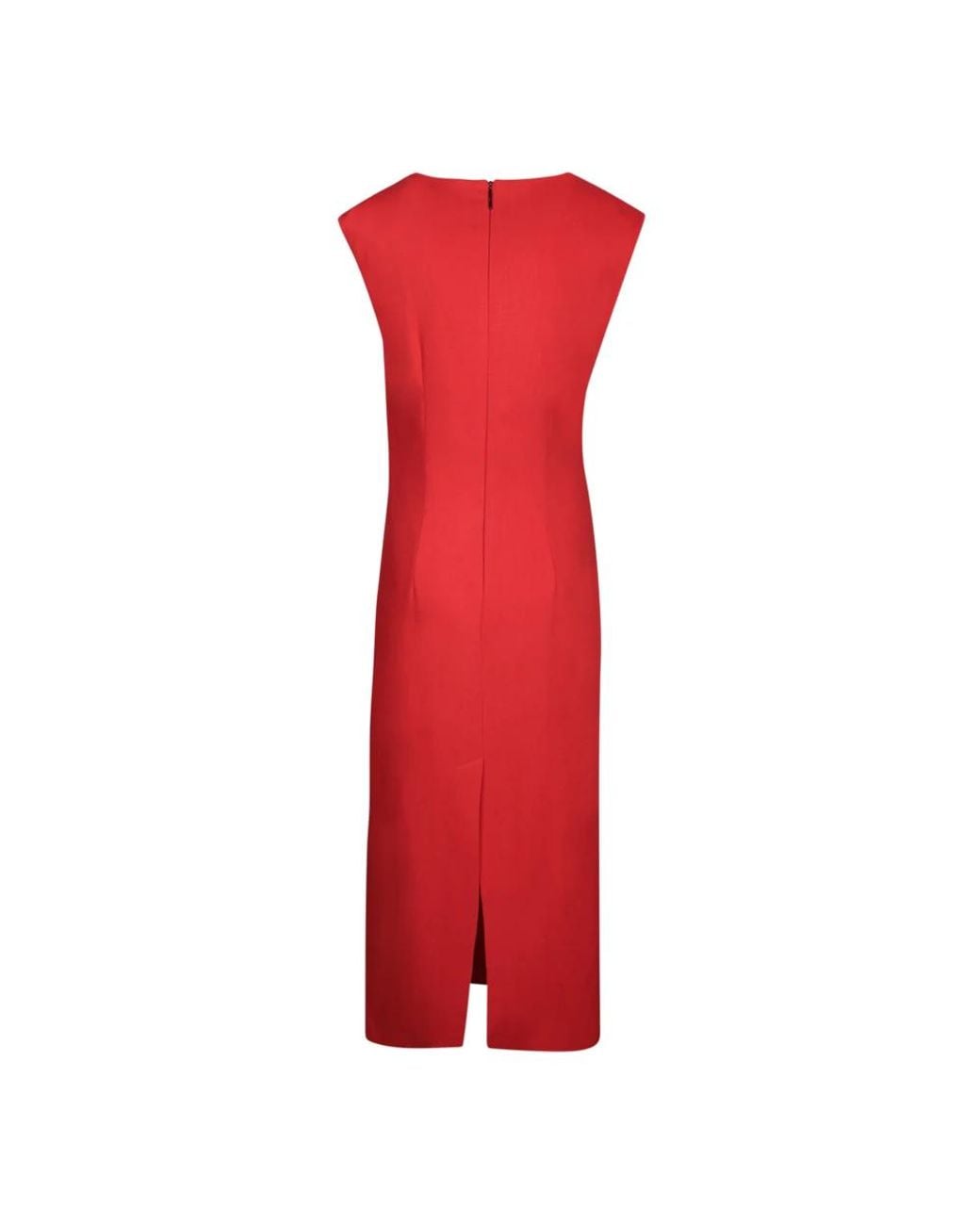 MSGM Red Midi Dresses