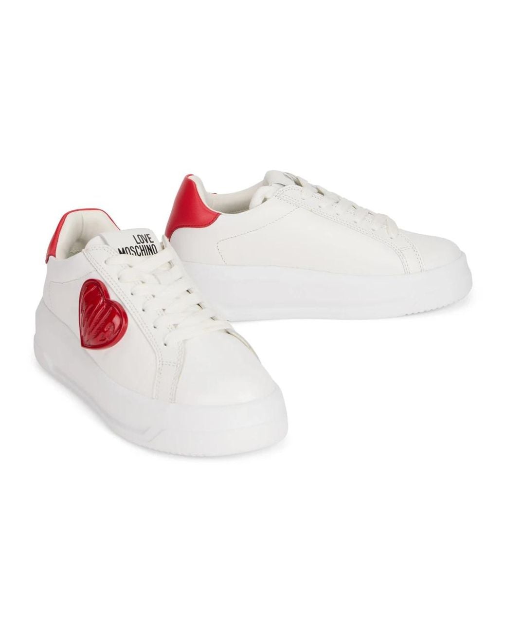 Love Moschino Red Sneakers
