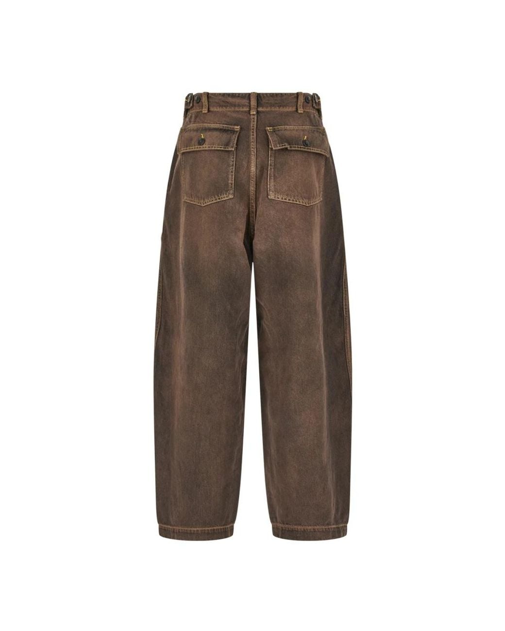 Wide Jeans TRUE AVENUE de color Brown