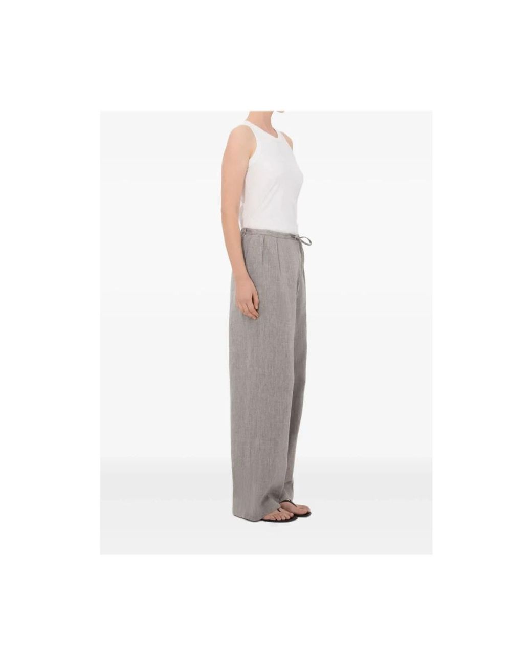 Loulou de Saison Gray Wide Trousers