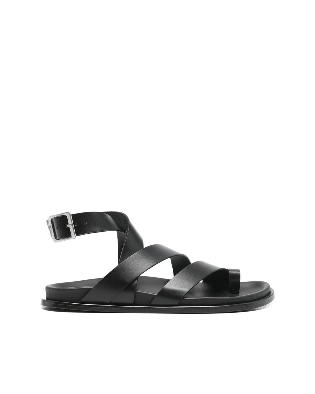 Alohas Black Flat Sandals