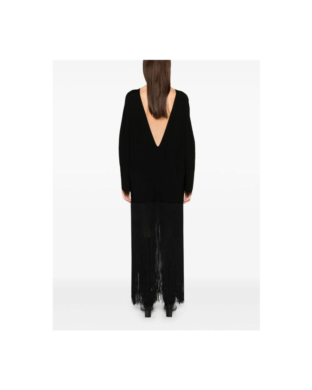 Khaite Black Maxi Dresses