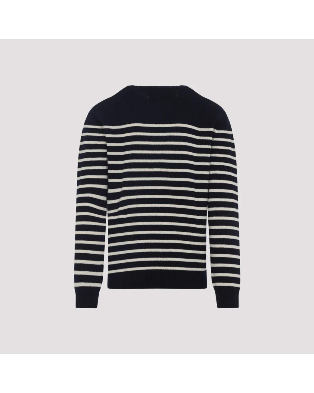 Valentino Blue Round-Neck Knitwear for men