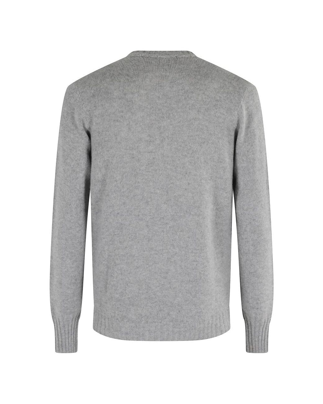 Drumohr Gray Cashmere Knitwear for men