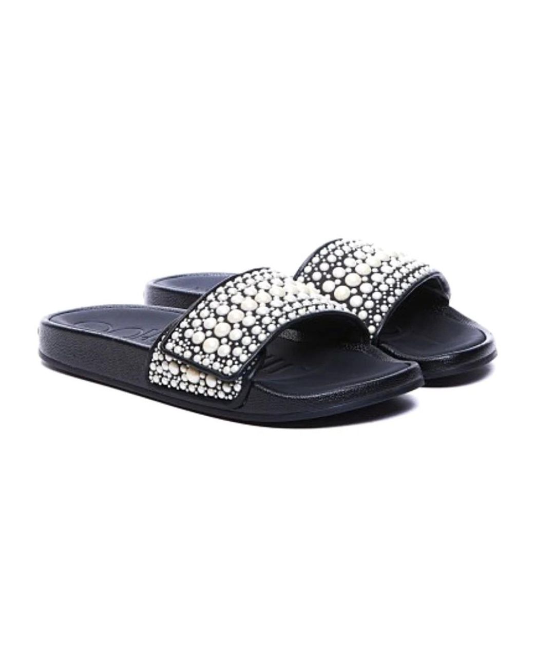 Jimmy Choo Blue Sliders