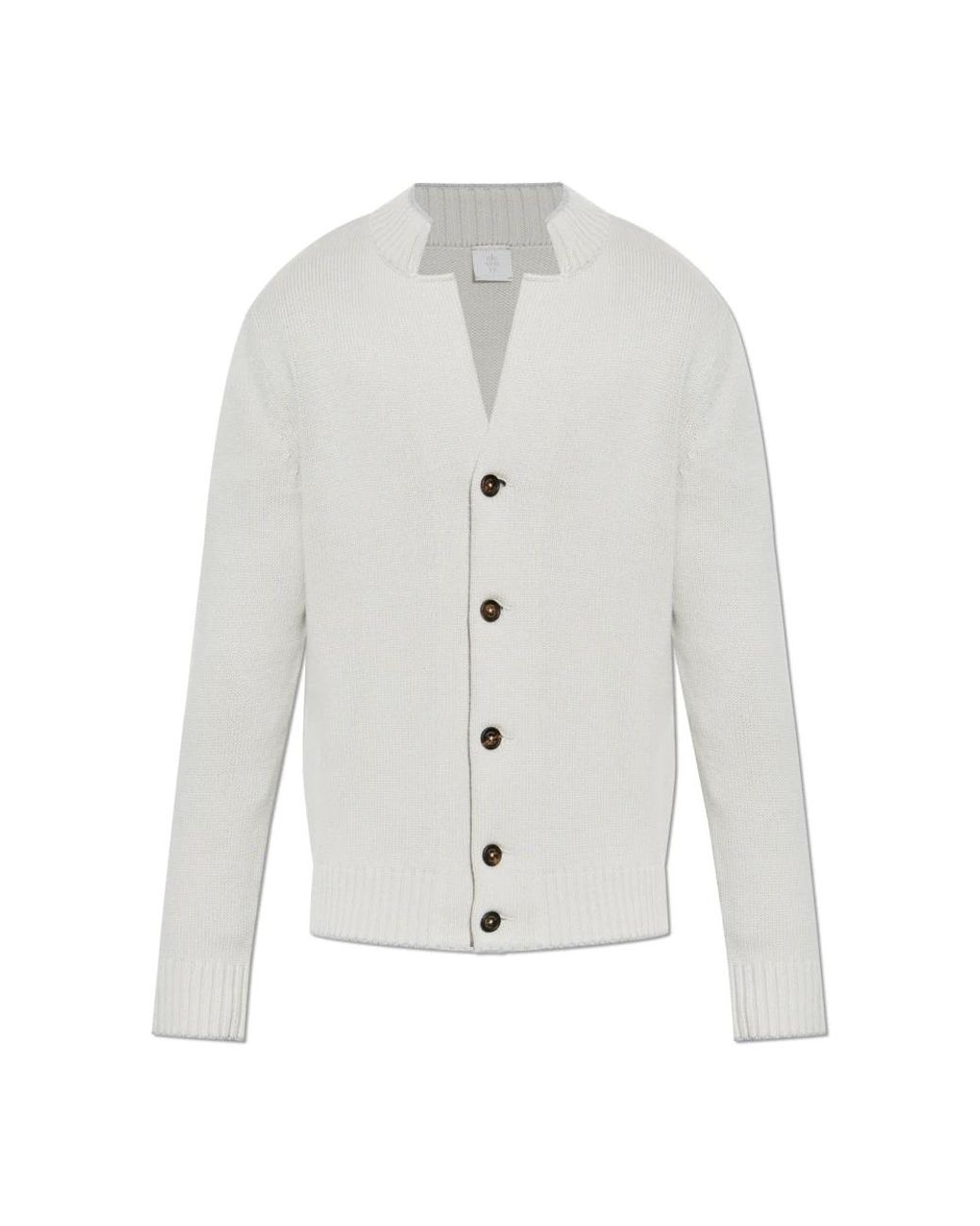 Cardigans Eleventy de hombre de color White