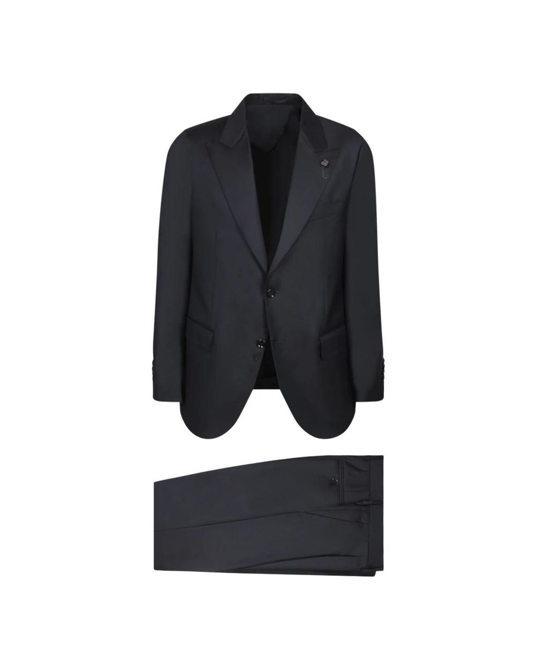 Lardini Black Single Breasted Suits for men