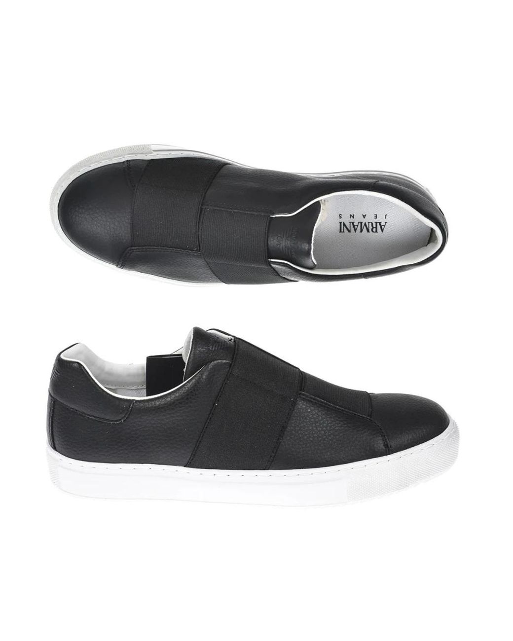 Armani Jeans Black Sneakers for men