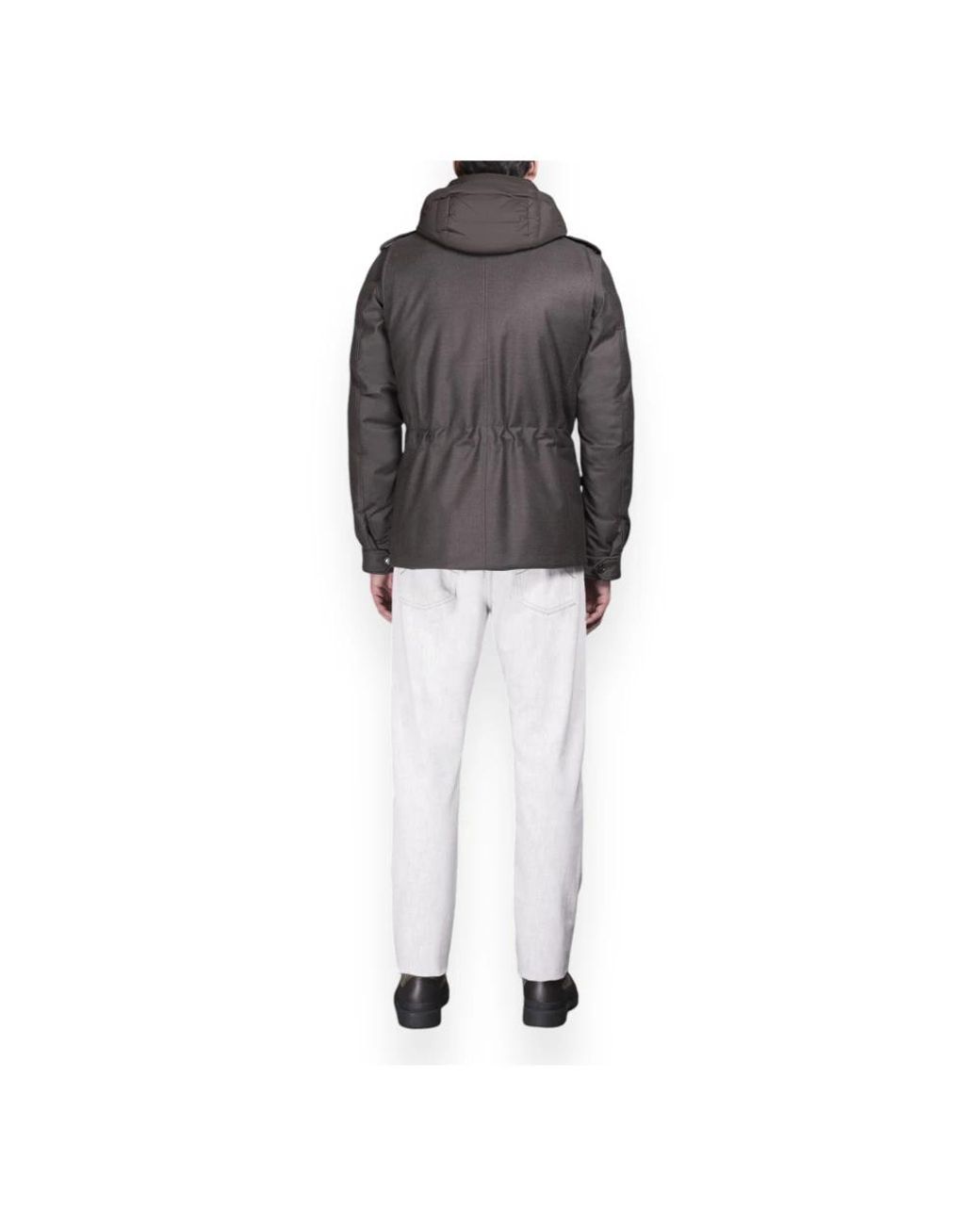 Winter Jackets di Moorer in Black da Uomo
