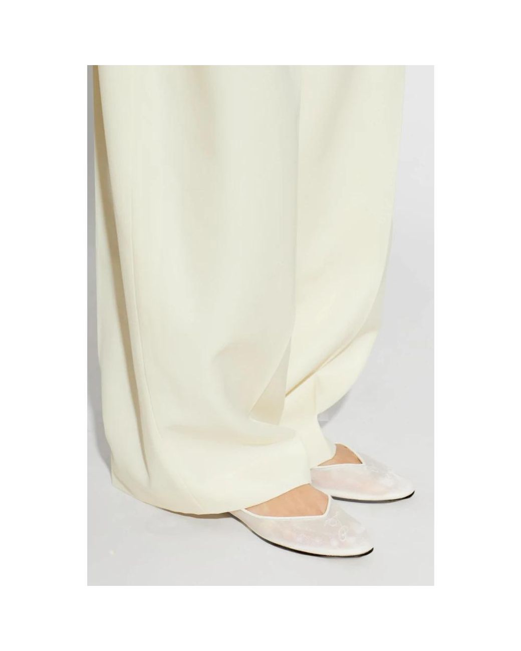 Jacquemus White Ballerinas