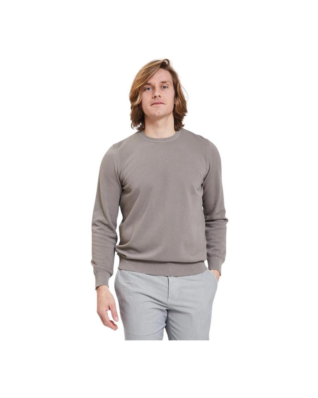 Gran Sasso Gray Sweatshirts for men