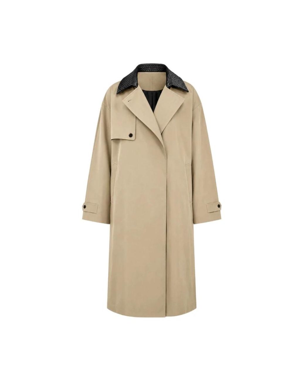 Bottega Veneta Natural Double-Breasted Coats