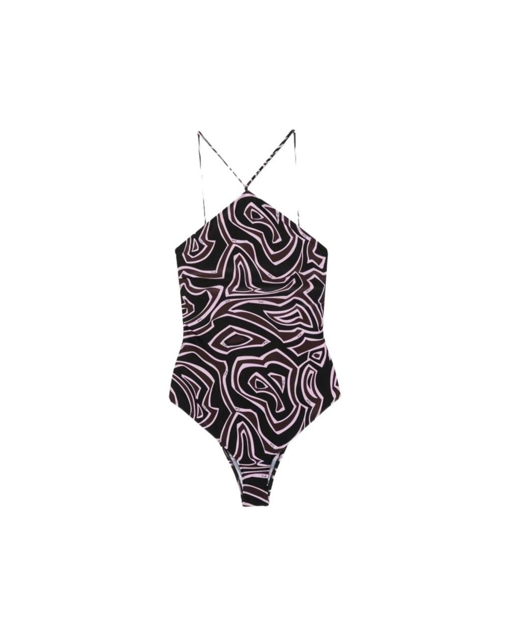 Emilio Pucci Black Swimsuits