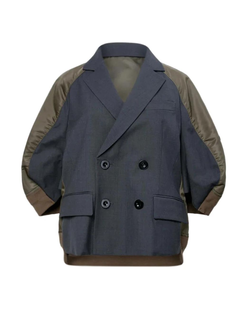 Sacai Gray Blazers