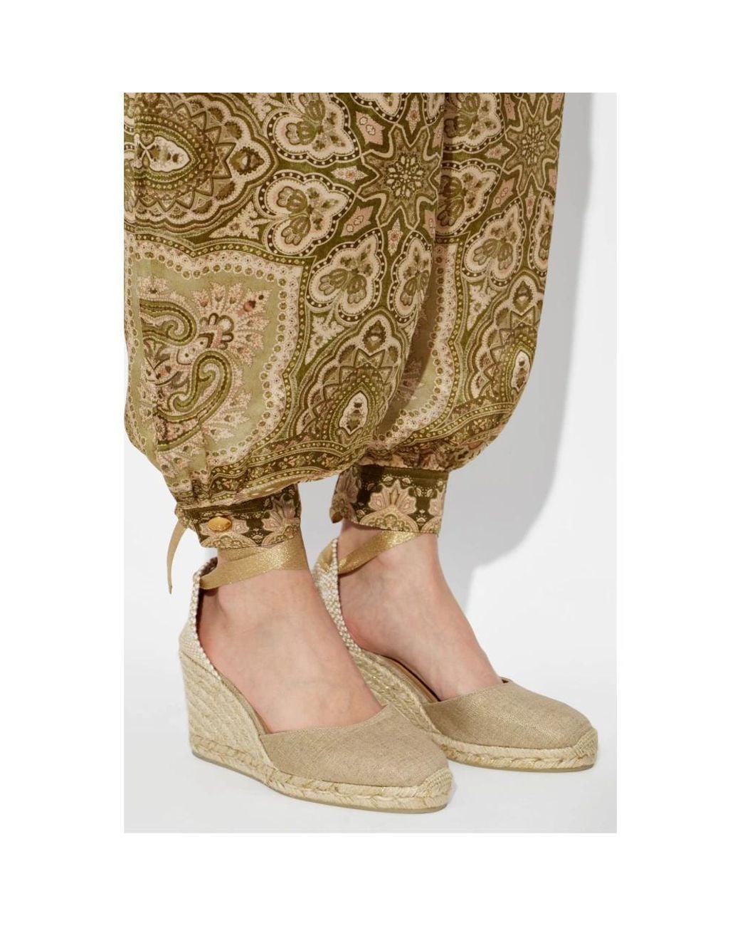 Castaner Metallic Wedges