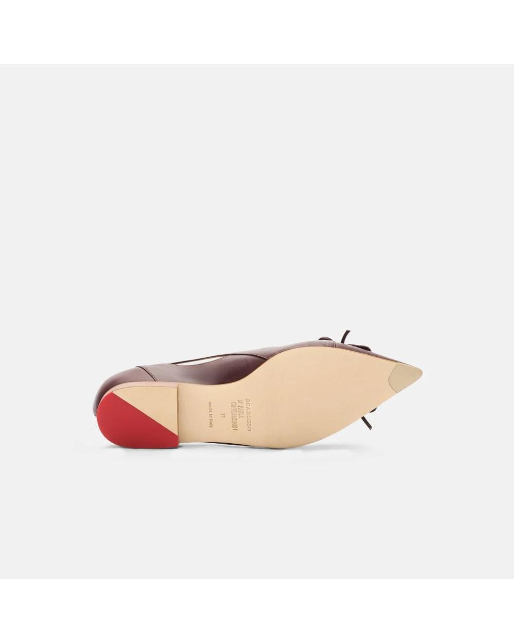 Scarosso Brown Ballerina Shoes