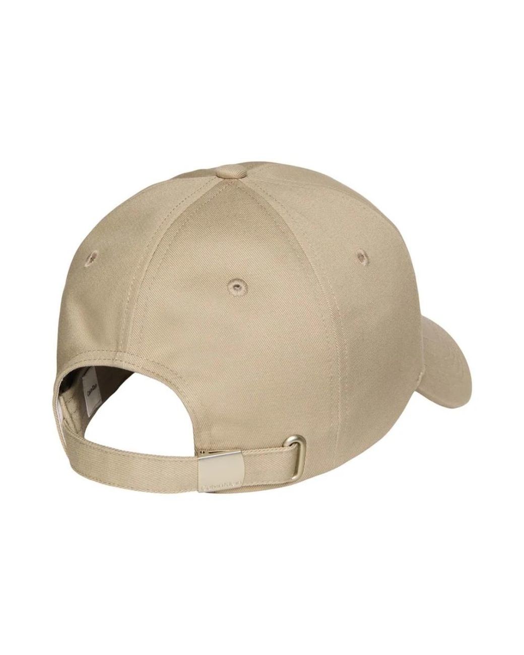 Calvin Klein Bestickte Monogramm-Kappe in Natural für Herren