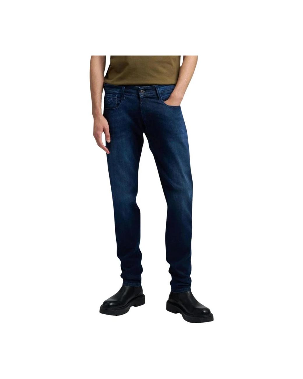 Replay Blue Slim Fit Jeans for men