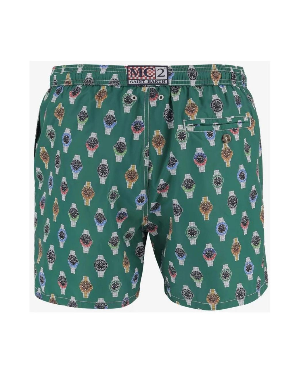 Mc2 Saint Barth Green Beachwear for men