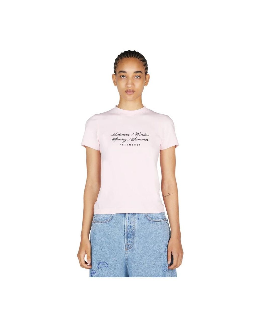Vetements White T-Shirts