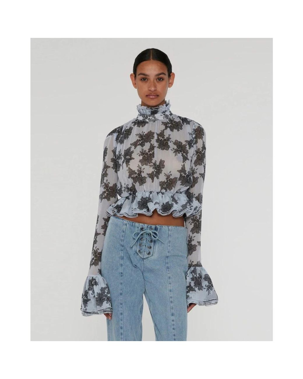 ROTATE BIRGER CHRISTENSEN Blue Blouses