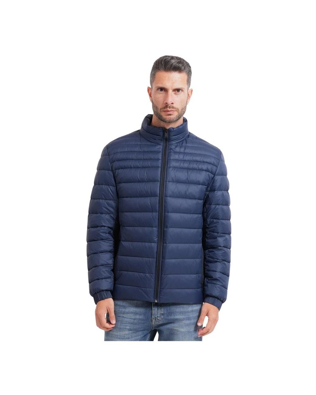Boss Blue Winter Jackets for men