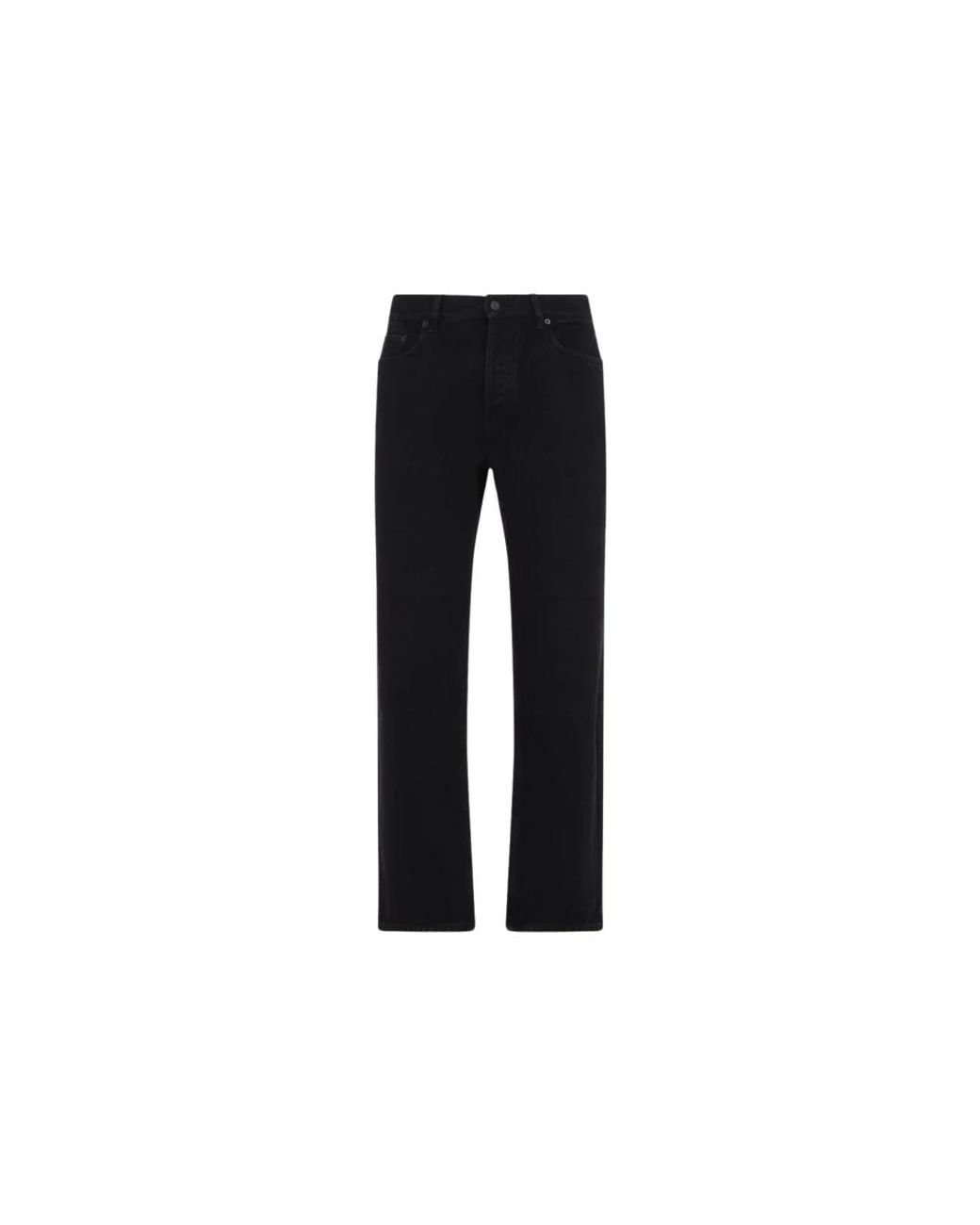 Saint Laurent Black Straight Fit Jeans for men