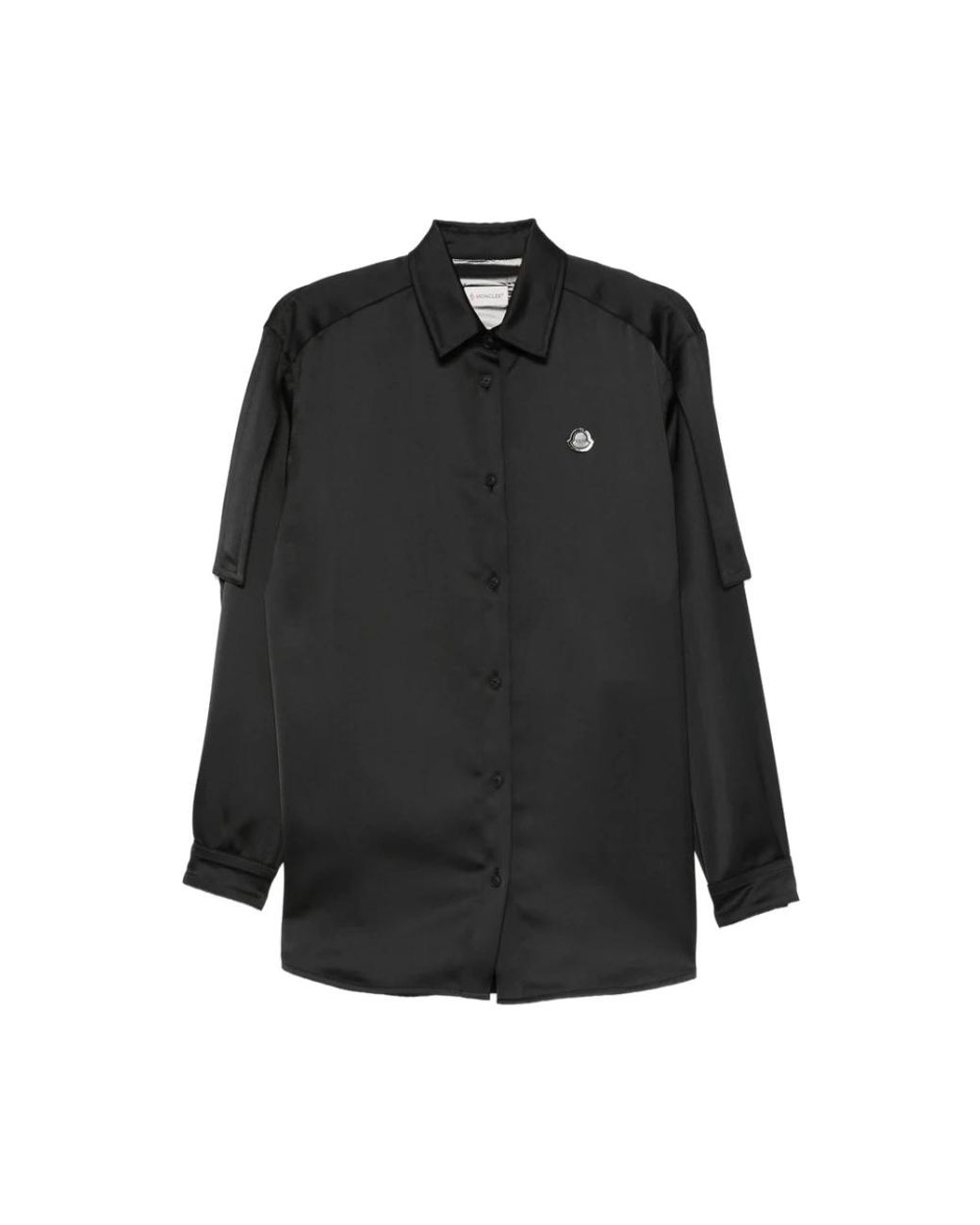 Moncler Satijnen Overhemd in het Black