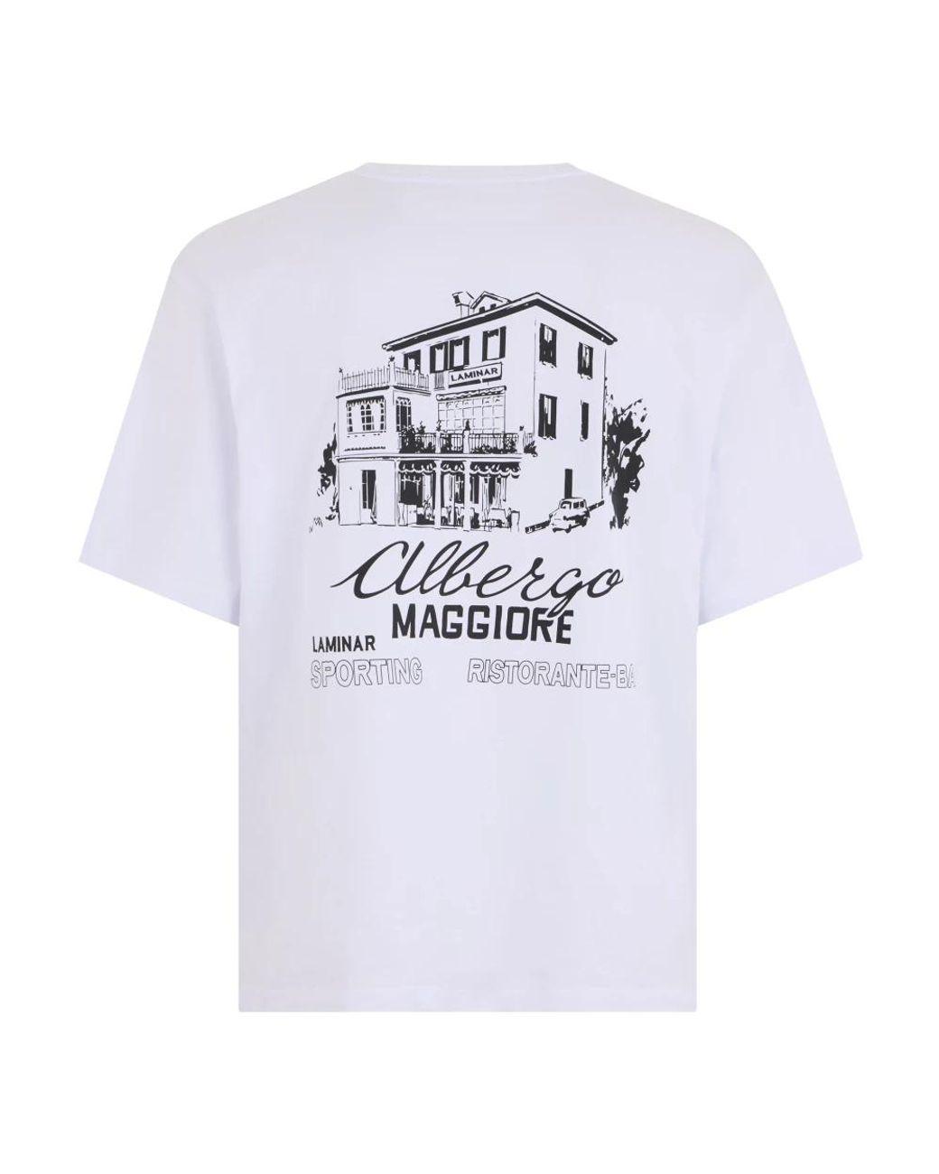Laminar White T-Shirts for men