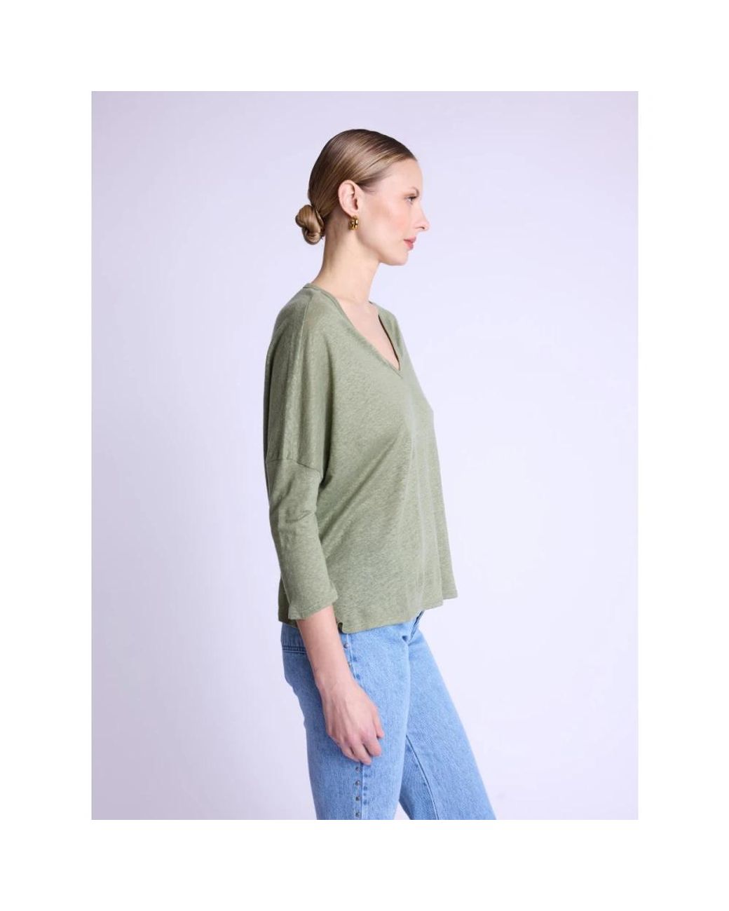 Berenice Green Long Sleeve T-Shirts