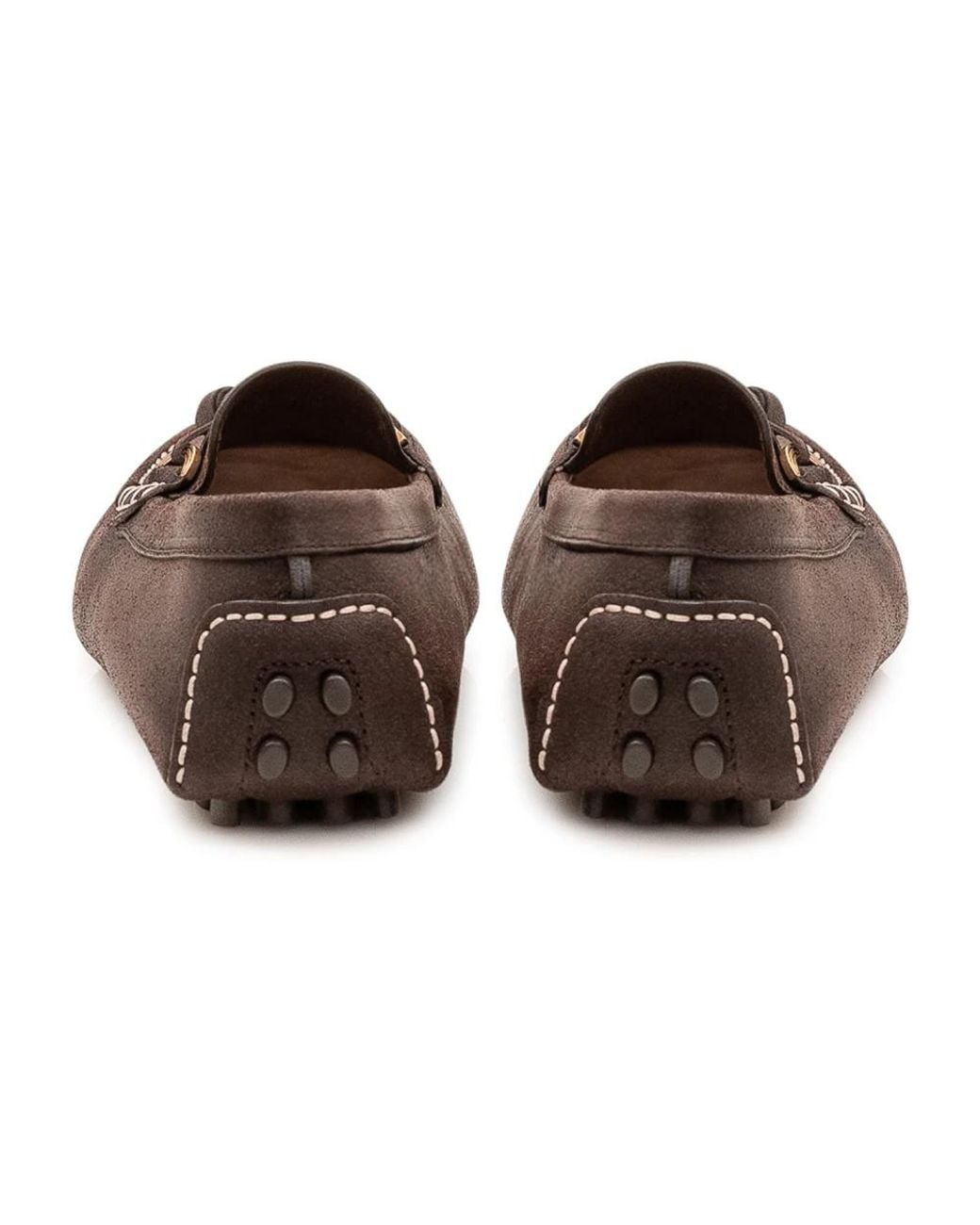Versace Brown Loafers for men