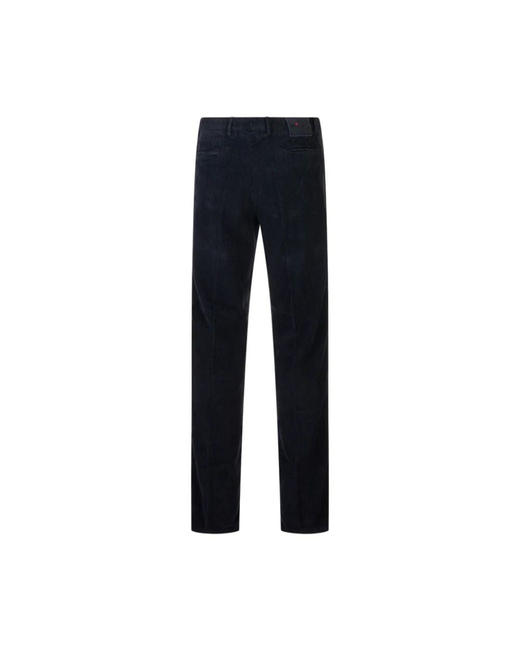 Kiton Blue Straight Trousers for men