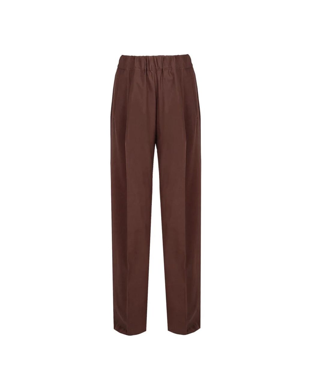 Semicouture Brown Tapered Trousers