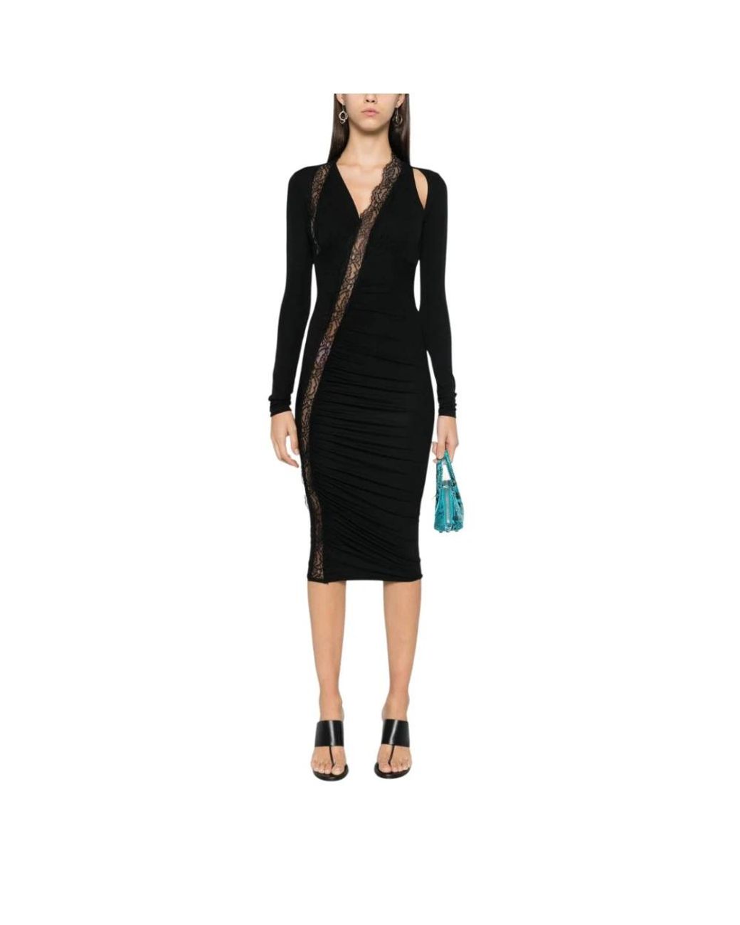 Pinko Black Midi Dresses