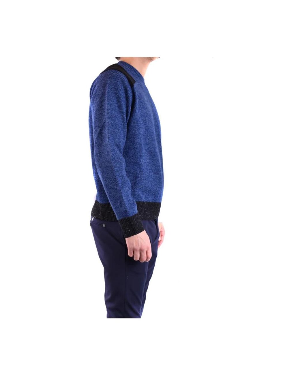 Neil Barrett Blue Round-Neck Knitwear for men